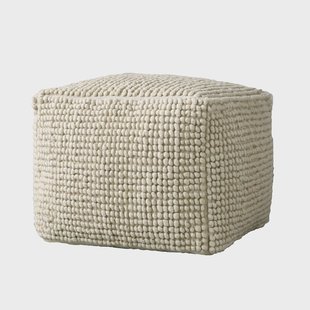 Bloomingville Poef Suna Wol - Beige