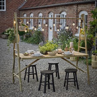 Bloomingville Outoor Eettafel Malo Bamboe, 178 x 75cm - Naturel