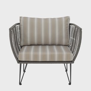 Bloomingville Outdoor Fauteuil Mundo Metaal en touw - Groen