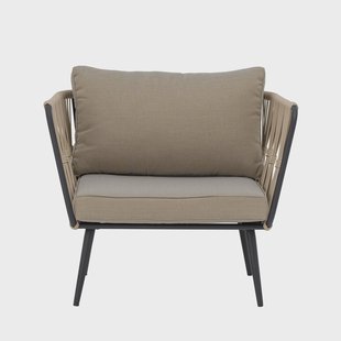 Bloomingville Outdoor Fauteuil Pavone Metaal en touw - Bruin