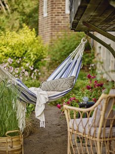 Bloomingville Hangmat Remo 300x100cm - Blauw