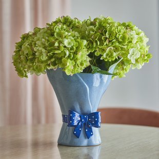 Bloomingville Vaas Belivia 28cm hoog - Blauw