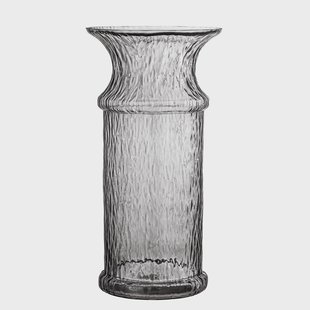 Bloomingville Vaas Dida Glas, 38cm hoog - Grijs