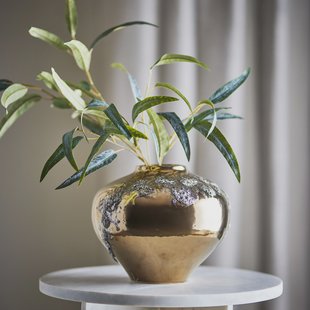 Bloomingville Vaas Ellison 26cm hoog - Brons