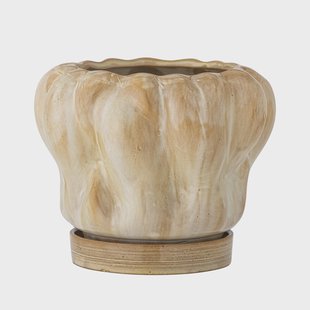 Bloomingville Bloempot Hollis 17cm - Naturel