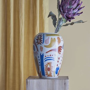 Bloomingville Vaas Horus 32cm hoog - Meerkleurig