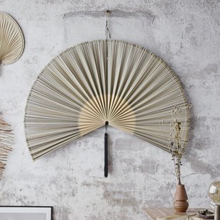 Bloomingville Wanddecoratie Jaime Bamboe - Beige/Zwart