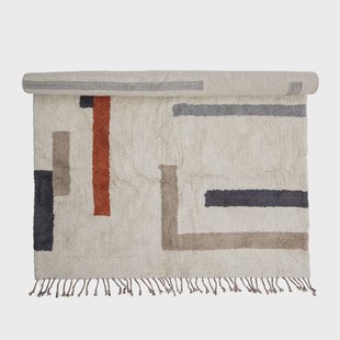 Bloomingville Vloerkleed Jue 140 x 200cm - Meerkleurig