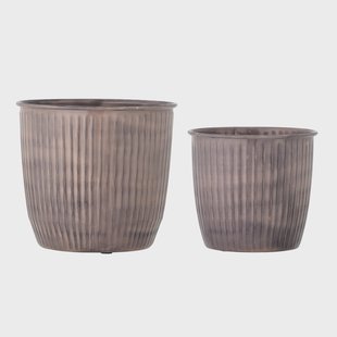 Bloomingville Bloempot Kenzie Set van 2 stuks - Roze