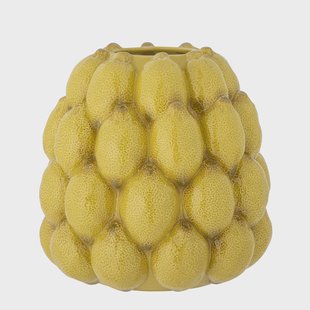 Bloomingville Vaas Limone 22cm hoog - Geel