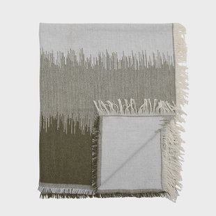 Bloomingville Plaid Lucienne 125 x 150cm - Groen