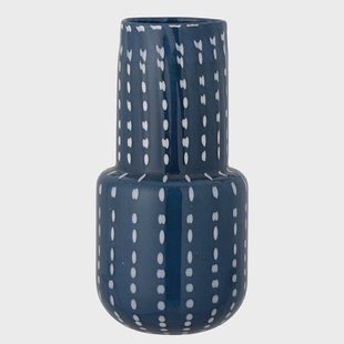 Bloomingville Vaas Mayim Glas, 35cm hoog - Blauw
