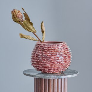 Bloomingville Vaas Morwen 16cm hoog - Roze