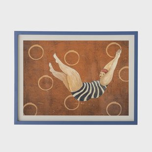 Bloomingville Wanddecoratie Svela, 62 x 47cm - Meerkleurig