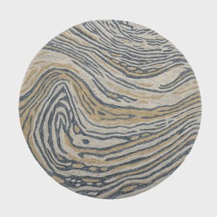 Bloomingville Vloerkleed Tiger, 120cm - Bruin - Rond