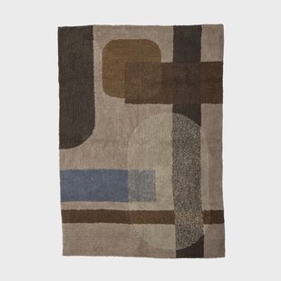 Bloomingville Vloerkleed Zofia 140 x 200cm - Bruin