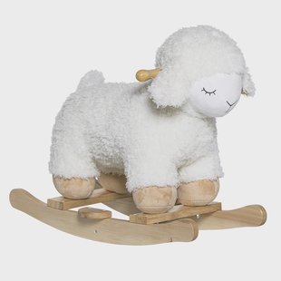 Bloomingville MINI Hobbelpaard Laasrith Schaap - Wit