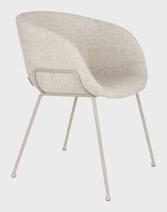 Zuiver Eetkamerstoel Feston Stof - Beige