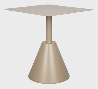 ZILT Outdoor Bistrotafel Breonna 70 x 70cm - Beige - Vierkant