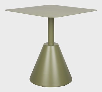 ZILT Outdoor Bistrotafel Breonna 70 x 70cm - Groen - Vierkant