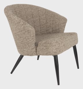 Dutchbone Fauteuil Georgia Chenille - Bruin