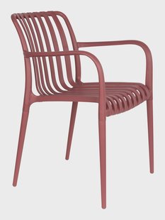 ZILT Tuinstoel Evens Kunststof - Rood
