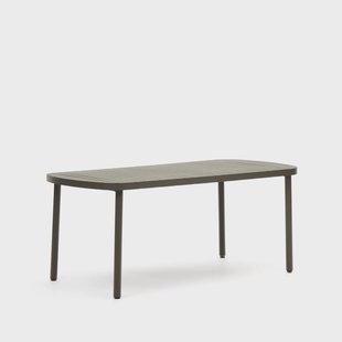 Kave Home Tuintafel Joncols 180 x 90cm - Donkergroen