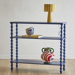 Bloomingville Sidetable Salino 90cm - Blauw