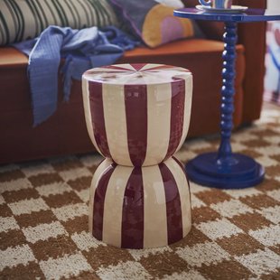 Bloomingville Ronde Bijzettafel Vrea 31cm - Meerkleurig