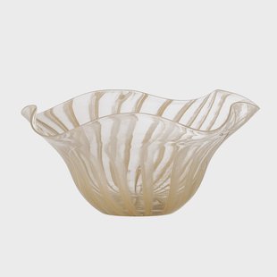 Bloomingville Schaal Imri Glas, 32 x 30cm - Roze