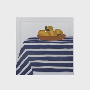 Bloomingville Wandpaneel Limone 40 x 40cm - Meerkleurig