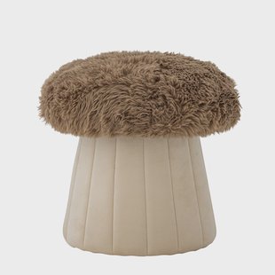 Bloomingville MINI Poef Bertil Paddenstoel, 37cm - Naturel
