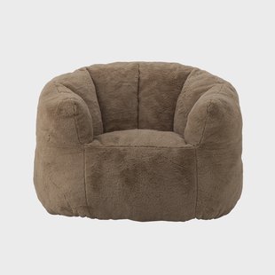 Bloomingville MINI Kinderfauteuil Kari Fluffy stof - Bruin