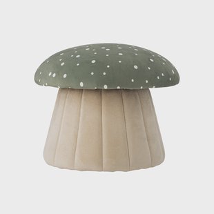 Bloomingville MINI Poef Lue Paddenstoel, 37cm - Groen