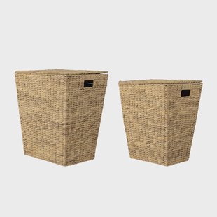 Bloomingville Wasmand Mios Waterhyacint, Set van 2 stuks - Naturel
