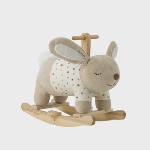 Bloomingville MINI Hobbelpaard Villja Konijn - Meerkleurig