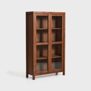 Kave Home Vitrinekast Norani Acaciahout, 185 x 110cm - Bruin