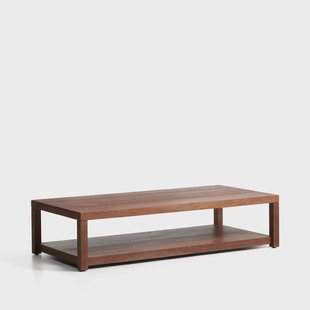 Kave Home Salontafel Norani Acaciahout, 150 x 70cm - Bruin