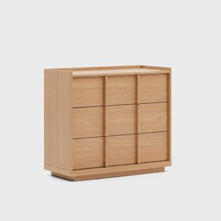 Kave Home Ladekast Onix Eiken, 78 x 100cm - Naturel