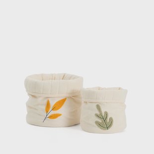 Kave Home Mand Tandani Set van 2 stuks - Naturel