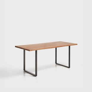 Kave Home Eettafel Uxue Acaciahout, 160 x 90cm - Bruin