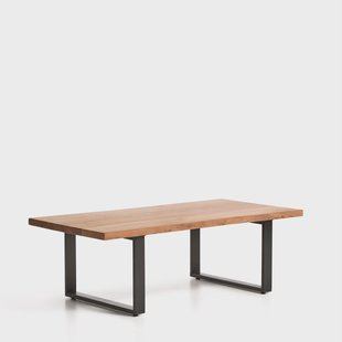 Kave Home Salontafel Uxue Acaciahout, 130 x 64cm - Bruin