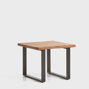 Kave Home Bijzettafel Uxue Acaciahout, 65 x 65cm - Bruin