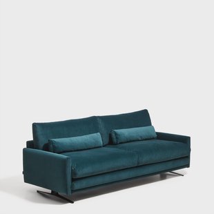Kave Home 3-zits Bank Veliro 240cm, Velvet - Turquoise