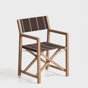 Kave Home Klapstoel Vilara Acaciahout - Bruin/Beige