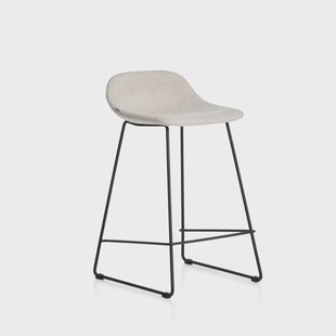 Kave Home Barkruk Zahara Stof - Beige (zithoogte 66cm)