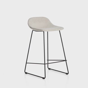 Kave Home Barkruk Zahara Stof - Beige (zithoogte 76cm)