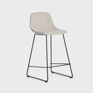 Kave Home Barkruk Zahara Stof - Beige (zithoogte 76cm)