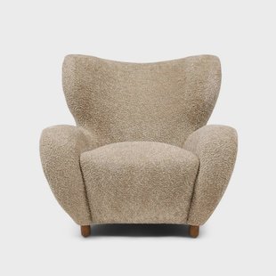 Rivièra Maison Fauteuil Courchevel Chenille - Classic Cream - Velvet