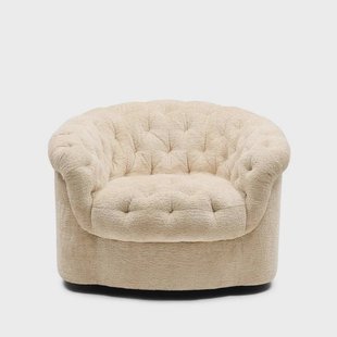 Rivièra Maison Draaifauteuil Palma Mélange Weave stof - Crème